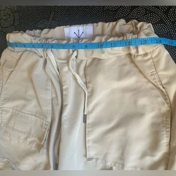 WHOISJACOV Cargo Pants Tan Travis Scott Men’s XL Street Wear Urban Preppy - Picture 6 of 13